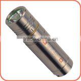 Titanium Alloy Q5 Mini Flashlight 16340 Rechargeable Battery Waterproof Led Spot Lights