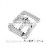Good Quality Handbag Buckle With Roller Shiny Chrome Finish Roller Buckle Tri-flide Buckle With Roller thumbnail-2