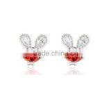 E039350-1 English Popular Wholesale Earring Fashion 2014 Rabbit Earring