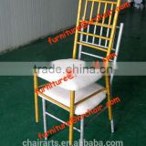 shanghai commercial furniture wholesale wedding metal tiffany stacking chiavari chair