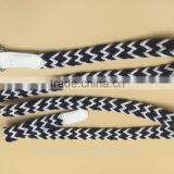 Double D Rings Rope Belt With PU Covered thumbnail-5