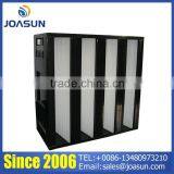 China Supplier High Efficient Industrial 99.99% V Bank HEPA Air Filter