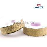 Wholesale Best Quality Decorative 100% Jute Fabric Plain Hessian Burlap Ribbon thumbnail-4