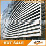 Yekalon Curtain Wall System Automatic Sun Shade Aluminium Metal Louver Window thumbnail-1