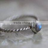 Popular Vintage Style Polished Vintage Style Labradorite Fancy Finger Ring for Gift thumbnail-5