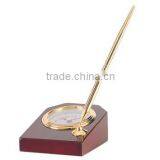 Pearl Wooden/Metal Desk Alarm Clock T063-A