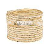 Wholesale Fashion Wide Multicolor Bracelet High Quality Zinc Alloy and Gold Plated Bangle for Women Party Accessories