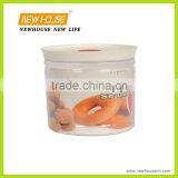 Transparent Big Size Cylindrical Plastic Food Storage Jars thumbnail-1