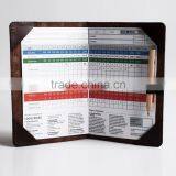 Square and Portable Leather Golf Scorecard Holder thumbnail-6