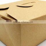 Recycle Brown Kraft Paper Food Folding Meal Box thumbnail-3