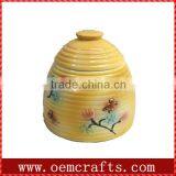 Popular simple ceramic Chinese bee hive wholesale