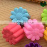 CTBED-QH-692 Flowers Silicone Muffin Cups Handmade Soap Molds Biscuit Chocolate Ice Cake Baking Mold Cake Pan thumbnail-6