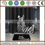 3D Printing Waterproof Zebra Shower Curtain thumbnail-1