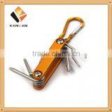 6pcs Aluminium Alloy Folding Wrench Set / Bicycle Tool Kit
