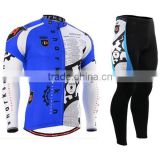 New arrival winter cycling clothing unique men blue custom cycling Jersey