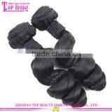 Top Quality Grade 7a Peruvian Hair Loose Wave 100% Unprocessed Virgin Human Hair Weaving thumbnail-4