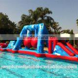 Hot Inflatable Water Park Floating Obstacle Course Adults Wipeout Aqua Sports thumbnail-1