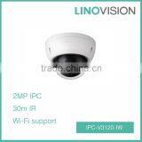 2MP Full HD Water-proof 30m IR Mini Dome Wifi IP Camera