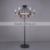 Vintage Industrial Circle Floor Light thumbnail-1