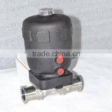 food grade sanitary pneumatic diaphragm valve working with pump