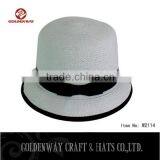 Custom Plain Paper Braid Bucket Hat for Ladies thumbnail-1