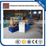 Superior Quality Colored grazed steel roof Tile metal stud c purlin drywall roll forming machine