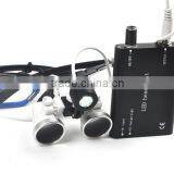 2.5X 3.5X Magnification Dentist Surgical Medical Binocular Dental Loupes With LED HeadLight Lamp thumbnail-4