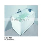 Freestanding ABS Plastic Whirlpool Used Bathtub For Adult