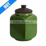 Hot Sale Personalized Glazed Decorative White Ceramic Custom Logo Candle Jar thumbnail-1