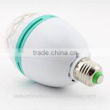 Fashionable 3W E27 RGB Led Crystal Magic Ball Light Led Rotating Lamp thumbnail-6