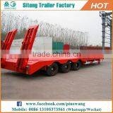 Inexpensive Lowboy Trailer Height 60-100 Tons For Construction Machinery Low Bed Truck Trailer thumbnail-4