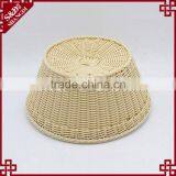 Wholesale Custom Made Round Fruit Basket Beige Color Bulk Wicker Baskets thumbnail-3
