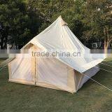 Beige Color Customized Tulip Bell Tents Camping Cotton Canvas Bell Tent thumbnail-2