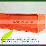 Hot Sale Colourful Rectangular Planter Plastic Flower Pots thumbnail-2
