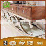 E359 Stainless Steel Marble Modern Tv Stand thumbnail-4