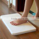 2016 Hot Sale Eco-friendly Bathroom Skid Mat Natural Diatomite Quick Water Absorption Skid Pad thumbnail-1
