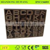 Wholesale cheap unfinished MDF art minds wood carving letters