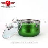 Natural Color Black Bakelite Handle Clear Glass Cooking Pot thumbnail-4