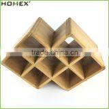 Wholesale Discounter Bamboo Wine Bottle Holder Homex-BSCI thumbnail-1