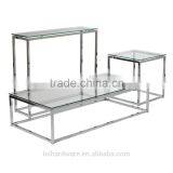 Factory Price Euro Style Metal Chrome Base Side Table, Coffee Table thumbnail-2