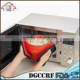 NBRSC Collapsable Make Pop Healthy Popcorn Microwave Popcorn Maker Popper Bowl Red thumbnail-5