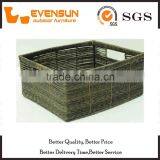 Room Use Cube Wicker Basket Box Wicker Furniture thumbnail-1
