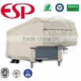 Deluxe 300D Polyester Waterproof Fifth Wheel Fiver Wheel Trailer Caravan Motorhome RV Cover thumbnail-1