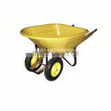 Plastic Double -Wheel Wheel Barrow thumbnail-4