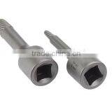 2mm to 10 mm Chrome Molybdenum 6pc Spiral Flute Design Impacts Screw Extractor Kit for Repaire Tools thumbnail-2