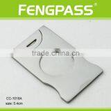 CC-1018A 5.4cm 2CR13 Stainless Steel Rectangle-Shaped Full Stainless Steel Cigar Scissors thumbnail-2