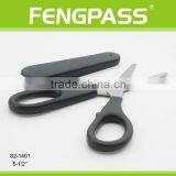 S2-1401 5-1/4" 2CR13 Stainless Steel ABS Plastic Handle Paper Cutting Stationery Scissors/ Children Scissors With Plastic Holder thumbnail-3