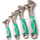 BERRYLION 12'' Nickel Alloy Plated Adjustable Wrench, PVC Handle Grip Spanner thumbnail-6