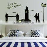 Fashion Decorative DIY Wall Sticker , London Bridge Noctilucent Stick Sitting Room Wall Stickers TV Setting Post thumbnail-2