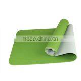 Wholesale ECO Double Color Double Layer Anti-slip TPE Yoga Mat For Fitness
